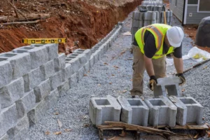 how to build a small retaining wall with pavers